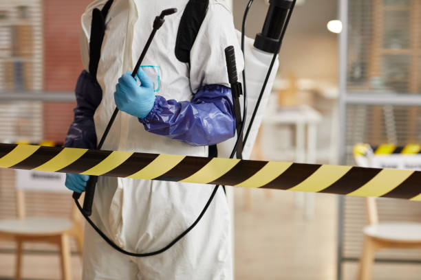 Professional Biohazard Cleanup technician working in Joppa, MD